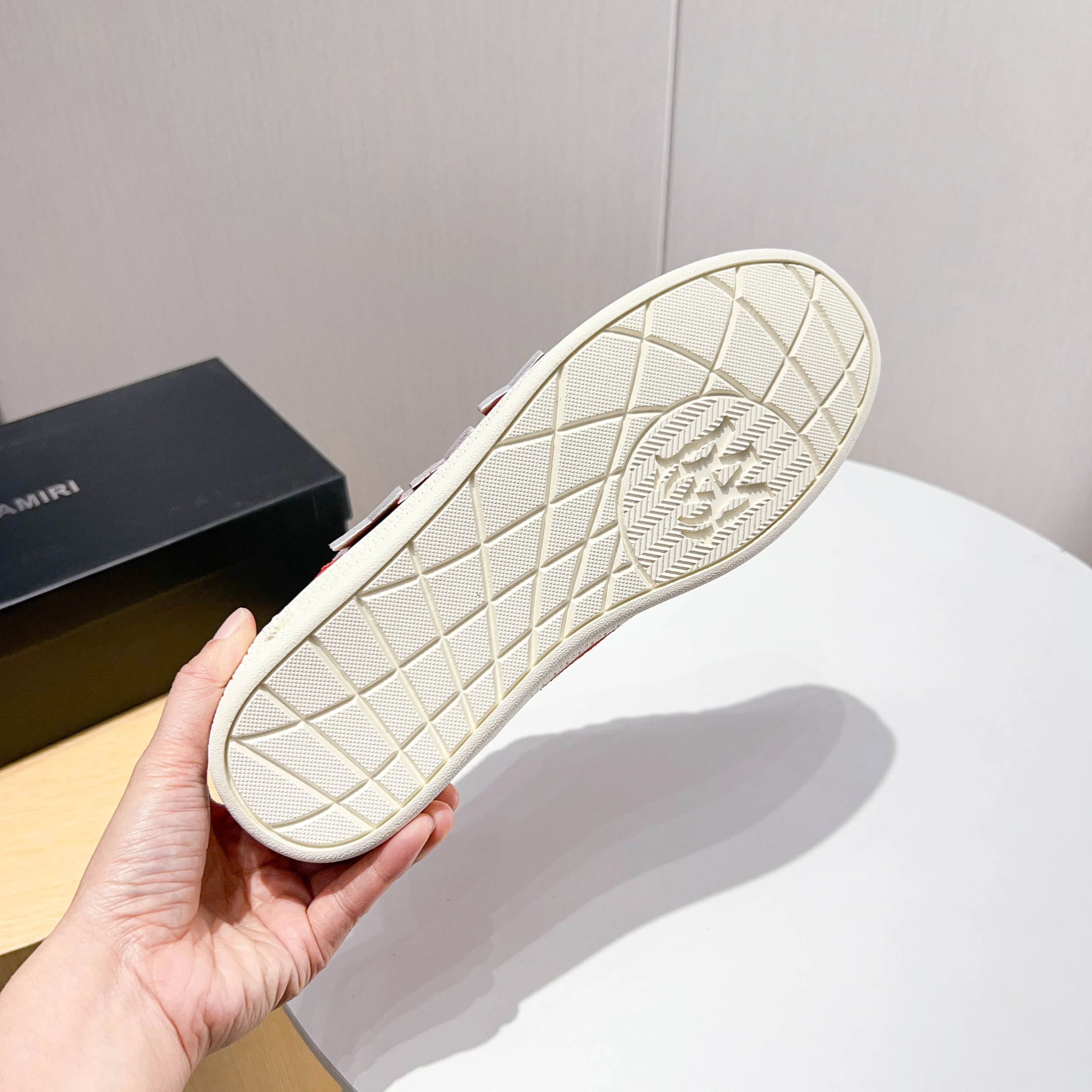 Men's shoes 💰420 [New style] 🌲🌲Balmain - New Amiri trendy shoes, low-top casual sports shoes, the same style as celebrities, made of selected pebbled cowhide and frosted cowhide, original outsole, comfortable on the feet, high-end workmanship, welcome to buy. Size: 39-45 (46 customized)